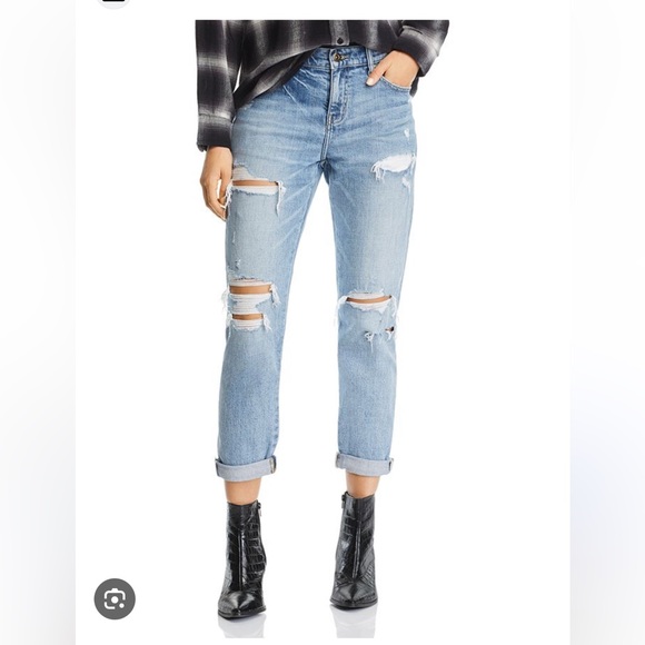 NWT Pistola x Revolve Mason Low Rise Girlfriend jeans women size 27 - Picture 1 of 6
